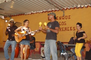 Good music in the cafes